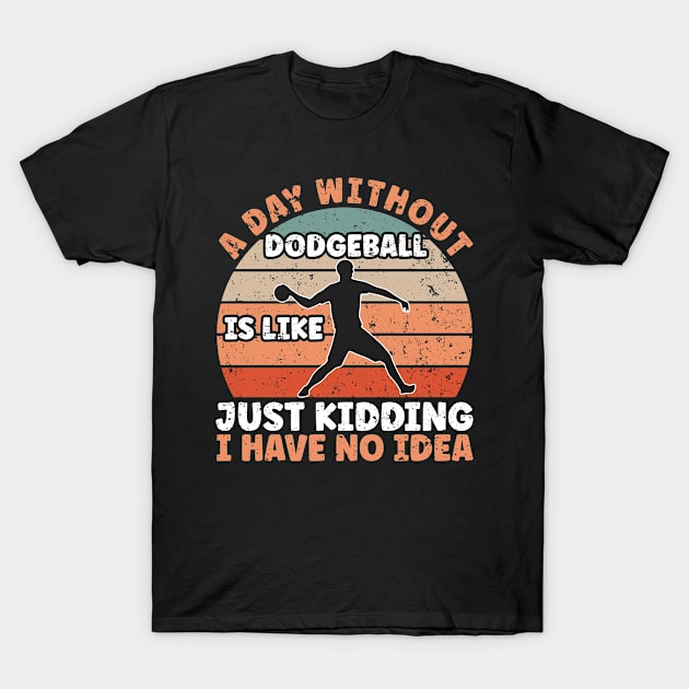 A Day Without Dodgeball T-Shirt by TK Store